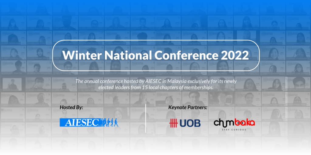 AIESEC in Malaysia’s First Hybrid Winter National Conference 2022 Wrapped Up Effortlessly with Keynote Partners